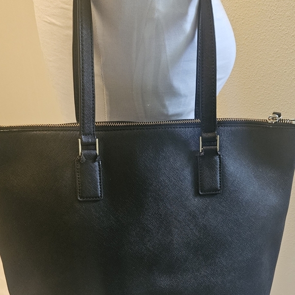 Kate Spade New York Cameron Black Leather Street Lucie Tote Handbag Large - Picture 10 of 10